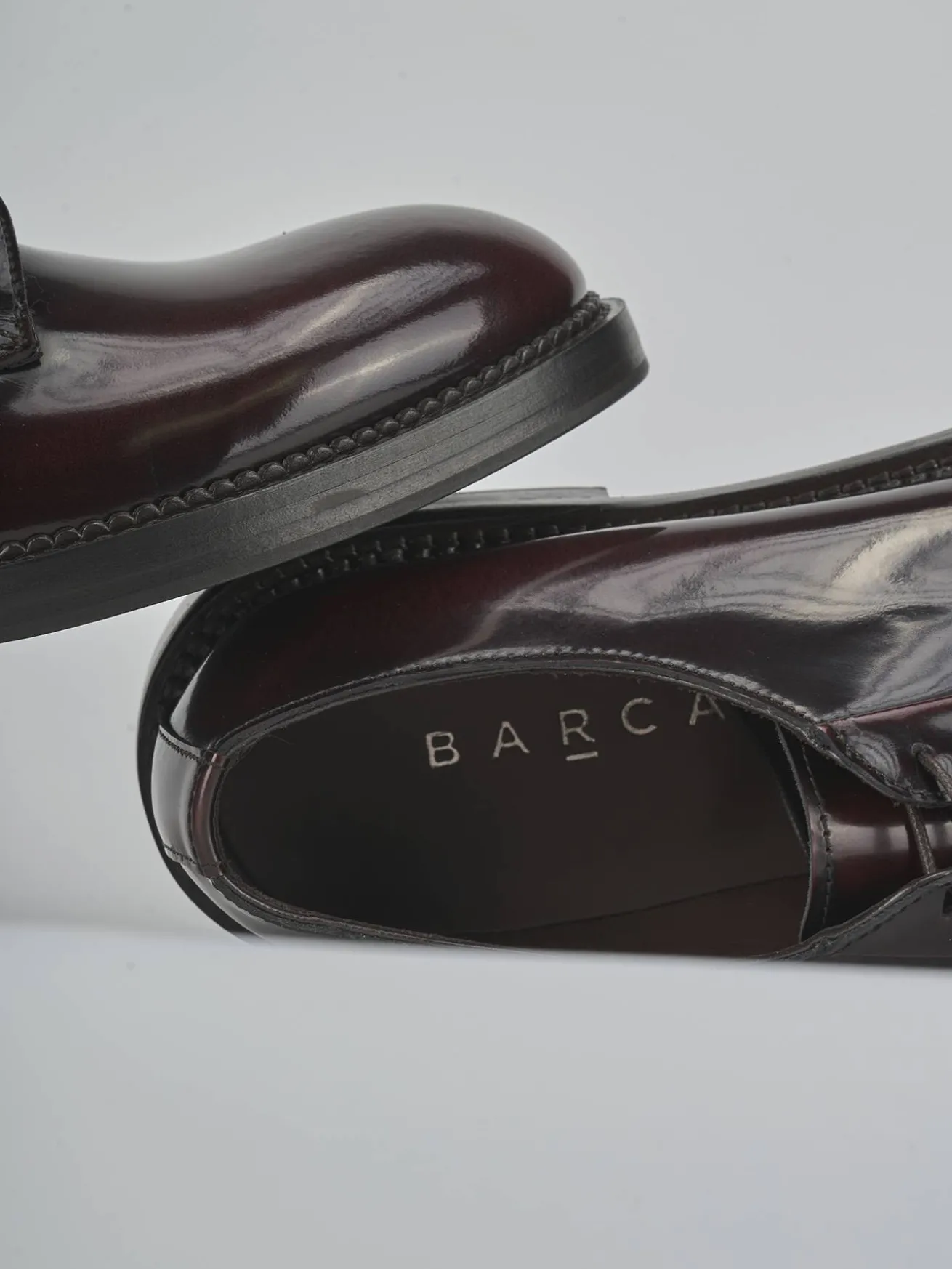 Stringate pelle bordo'