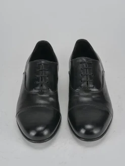 Stringate pelle nero