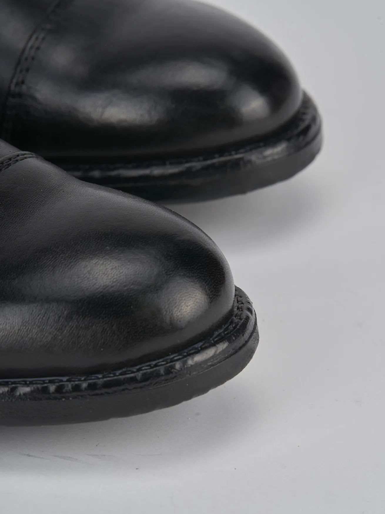 Stringate pelle nero