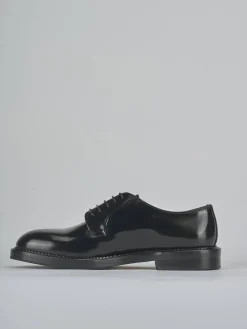 Stringate pelle nero