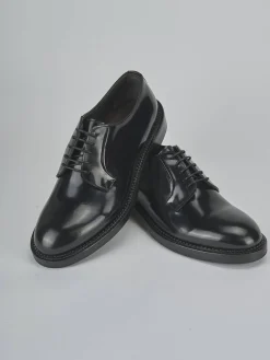 Stringate pelle nero