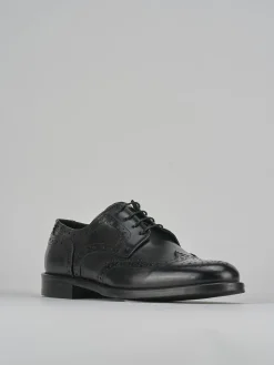 Stringate pelle nero