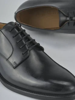 Stringate pelle nero