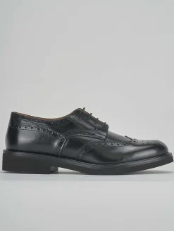 Stringate pelle nero