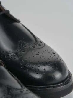 Stringate pelle nero