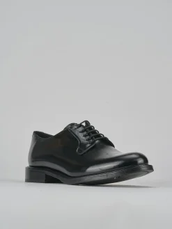 Stringate pelle nero