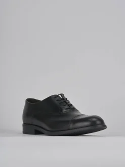 Stringate pelle nero