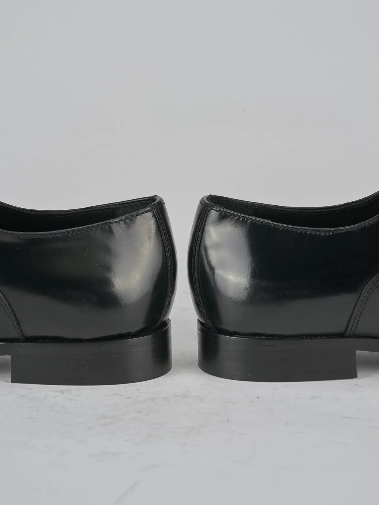 Stringate pelle nero