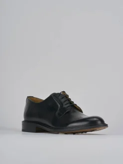 Stringate pelle nero