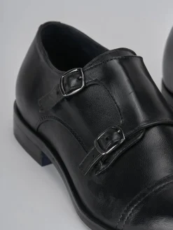 Stringate pelle nero