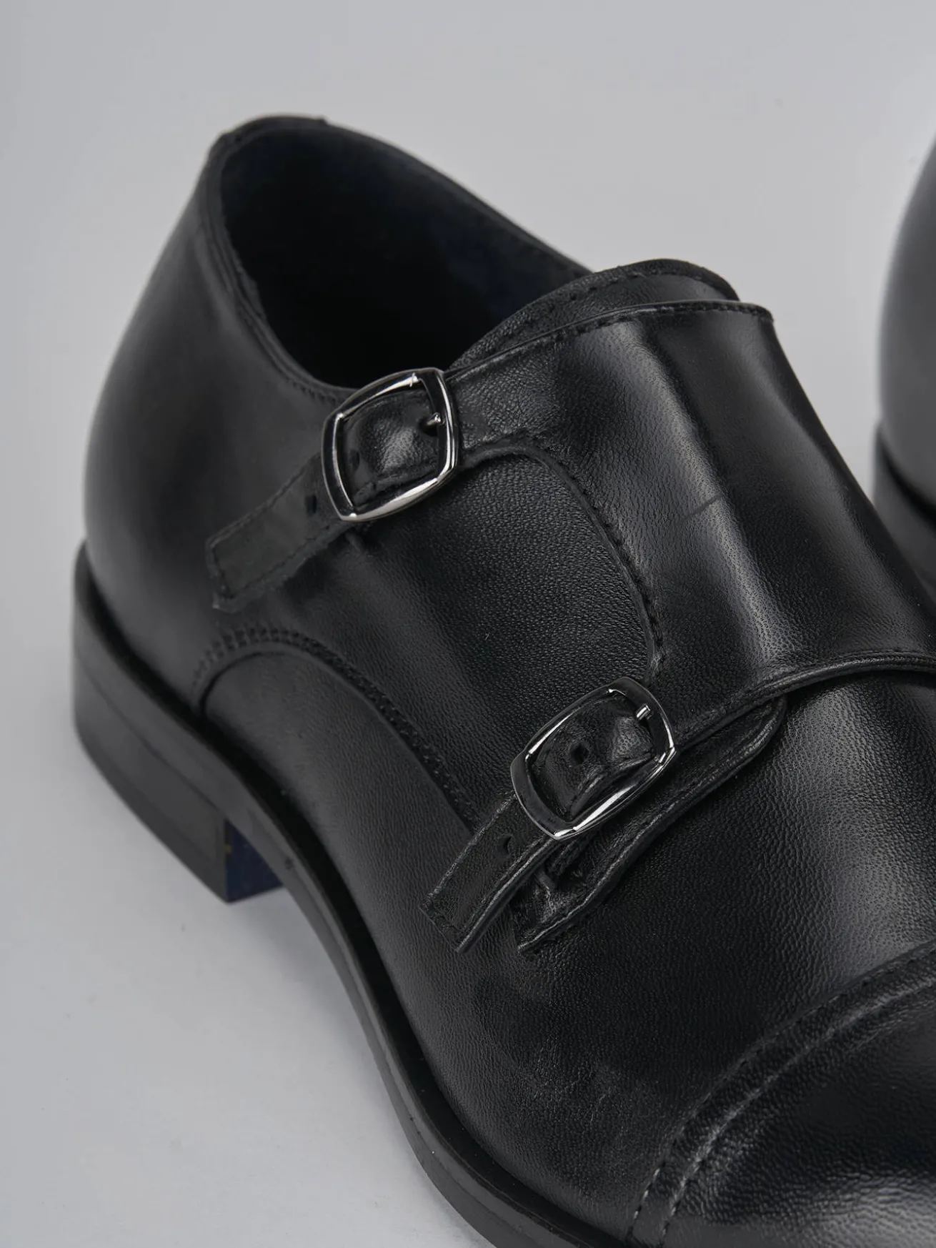 Stringate pelle nero