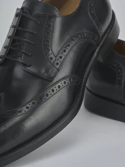 Stringate pelle nero