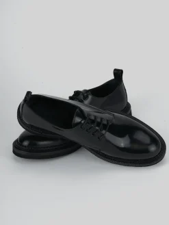 Stringate pelle nero