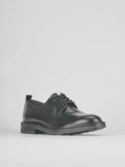 Stringate pelle nero