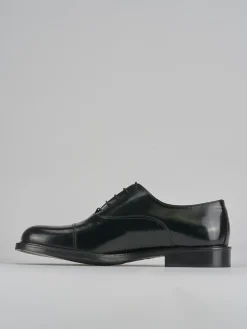 Stringate pelle nero