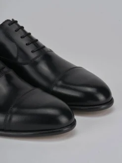 Stringate pelle nero