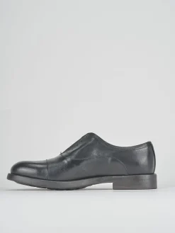 Stringate pelle nero