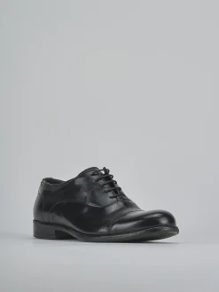 Stringate pelle nero