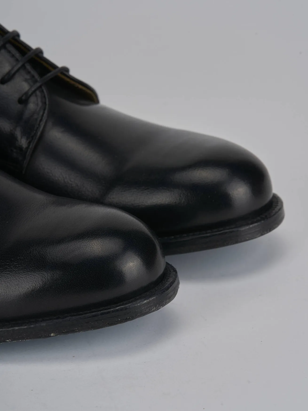 Stringate pelle nero