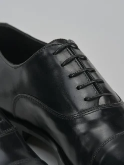 Stringate pelle nero