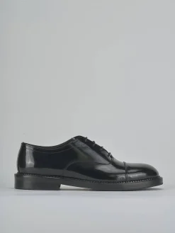 Stringate pelle nero