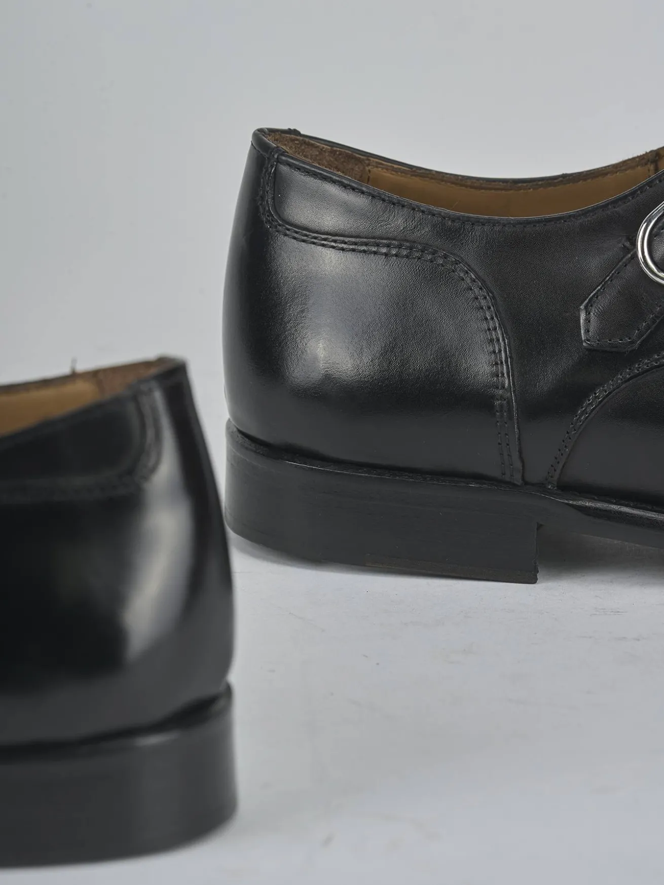 Stringate pelle nero