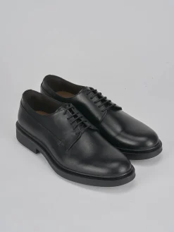 Stringate pelle nero