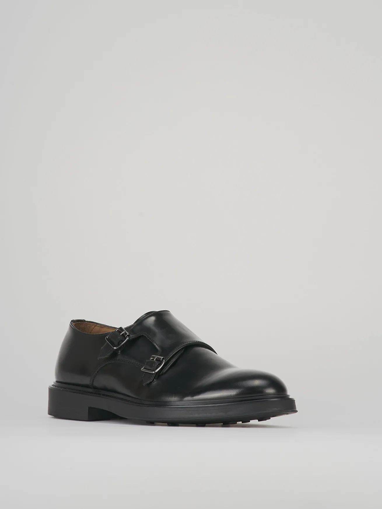 Stringate pelle nero