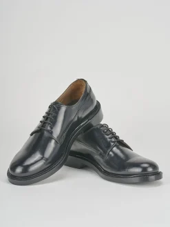 Stringate pelle nero