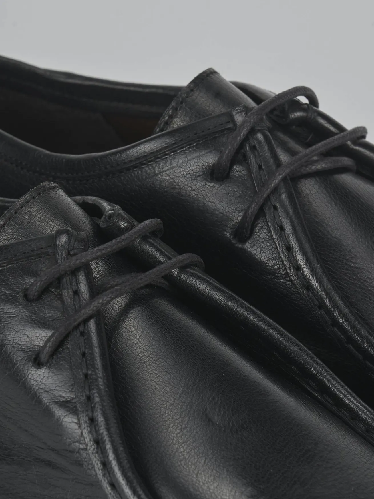 Stringate pelle nero