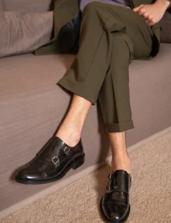 Stringate pelle nero