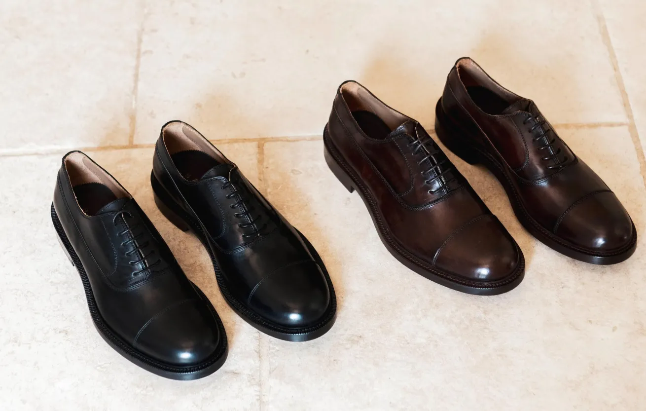 Stringate pelle testa