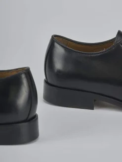 Stringate tacco 1cm pelle nero