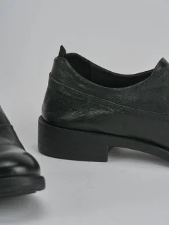 Stringate tacco 1cm pelle verde