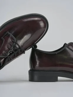 Stringate tacco 2cm pelle bordo'