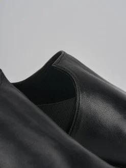 Stringate tacco 1cm pelle nero