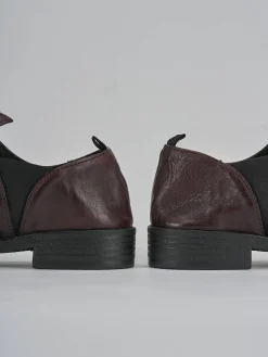 Stringate tacco 1cm pelle bordo'