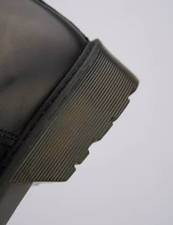 Stringate tacco 1cm pelle nero