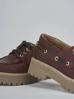 Stringate tacco 3cm pelle bordo'