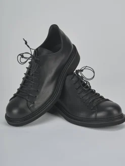 Stringate tacco 3cm pelle nero